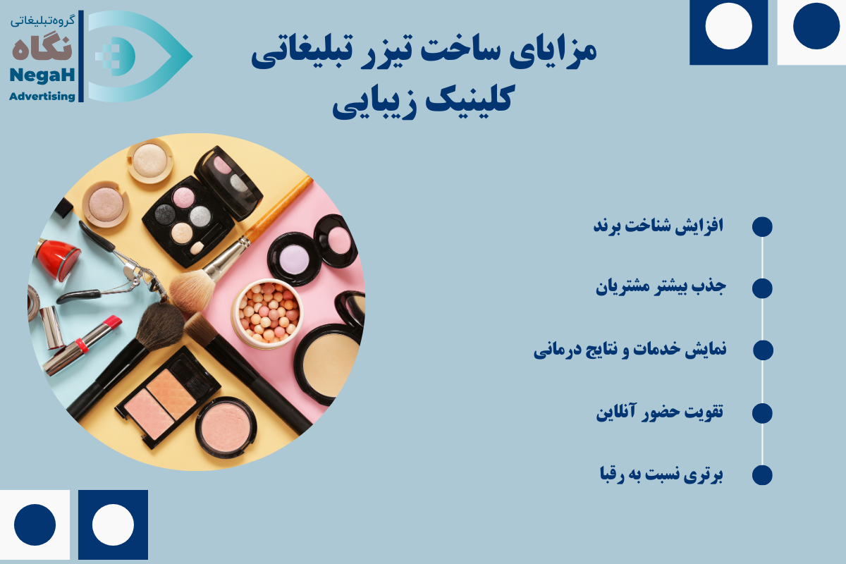 مزایای ساخت تیزر تبلیغاتی کلینیک زیبایی